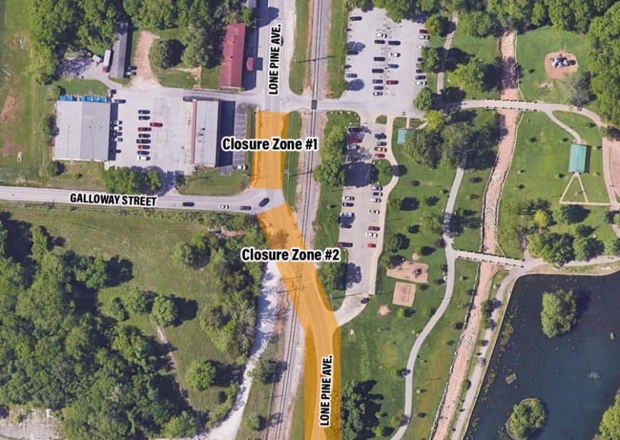 Street closures as Galloway construction continues