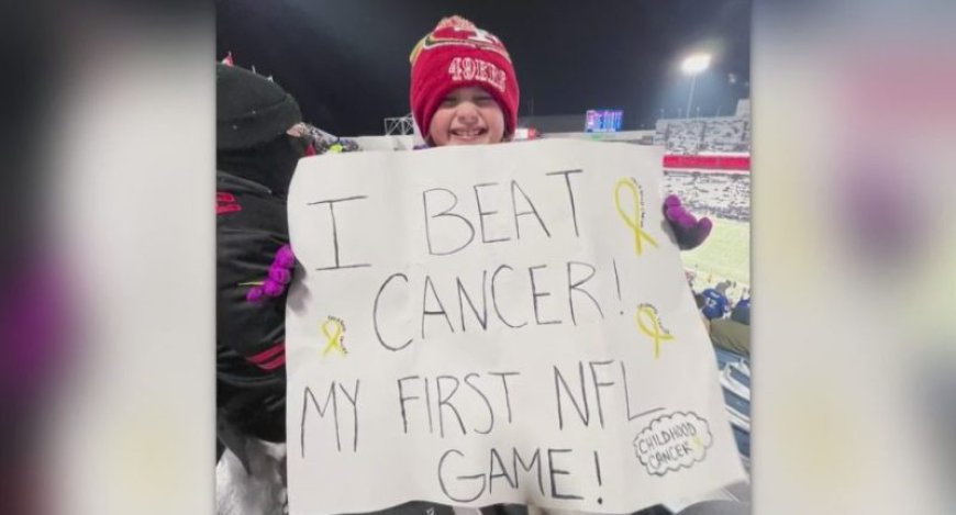 8-year-old cancer survivor pushed down at Sunday's Bills-49ers game