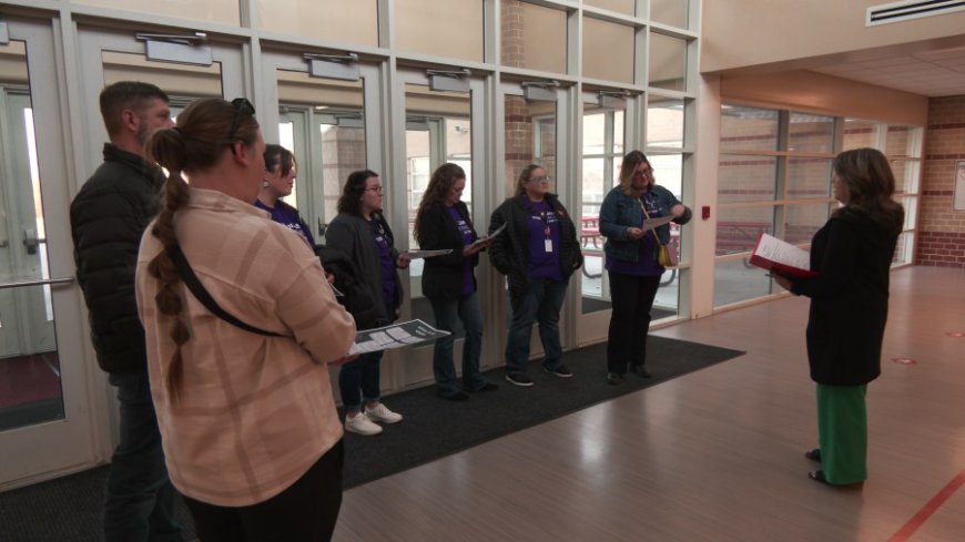 District-level 'Teachers of the Year' visit Fort Scott for learning tour