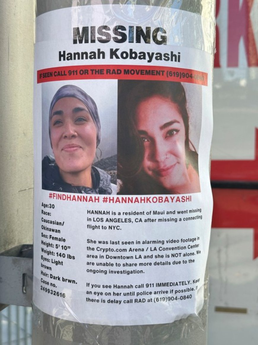 Hannah Kobayashi's family says search is 'far from over' after police reveal she voluntarily left for Mexico