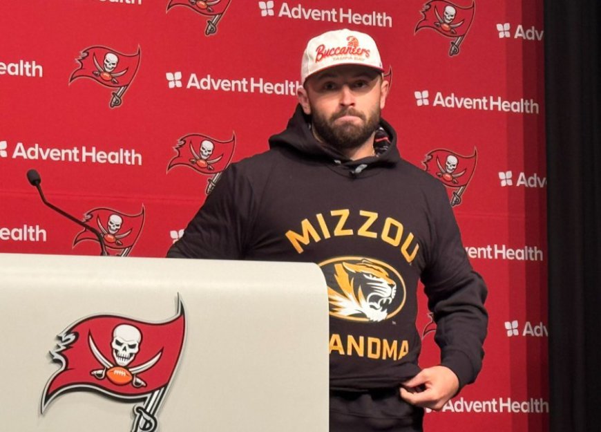 Why did Oklahoma NFL star Baker Mayfield sport a 'Mizzou Grandma' sweatshirt?