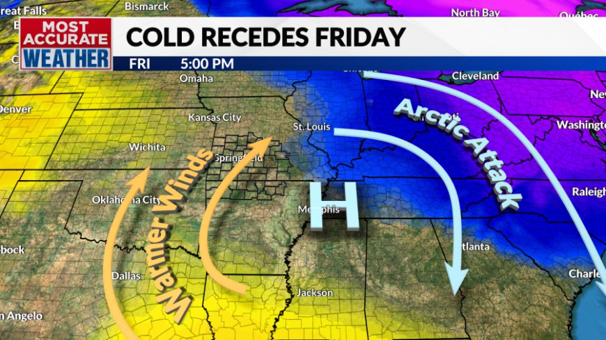 Thursday, December 5 forecast: Arctic air recedes in time for the weekend