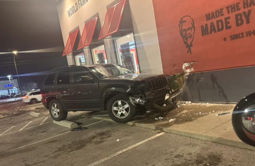 Vehicle hits KFC on E. Sunshine near Bass Pro