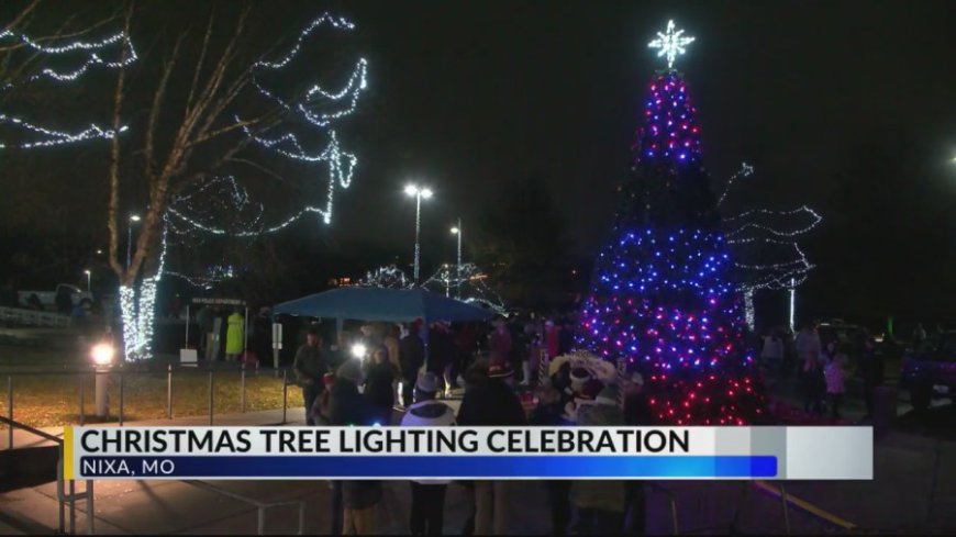 City of Nixa hosts Christmas tree lighting