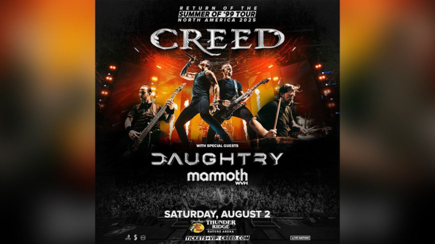 Thunder Ridge announces Creed concert date