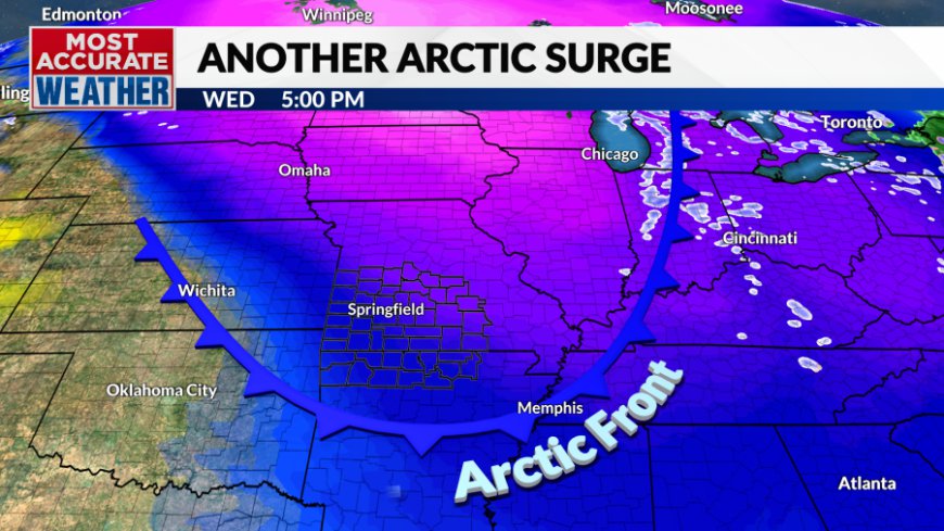 Tuesday, December 10 forecast: Arctic air attacks but makes a quick retreat