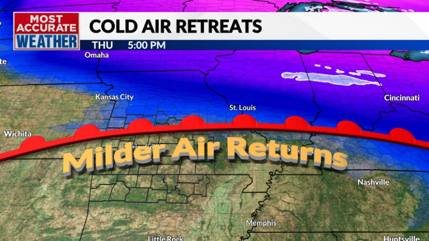 Wednesday, December 11 forecast: Cold today, mild tomorrow