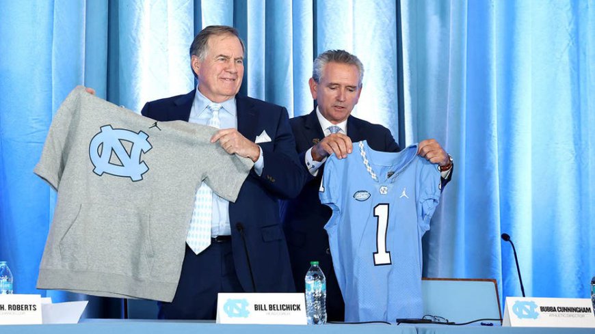 Bill Belichick says he spoke with UNC legends, including Michael Jordan and Lawrence Taylor, before taking job