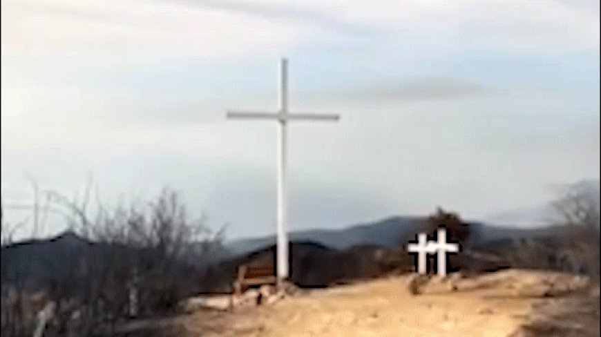 Pepperdine University cross survives Franklin Fire: ‘Grateful to God’