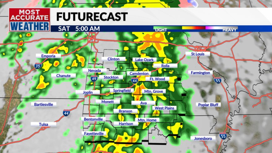 Rounds of rain return late Friday