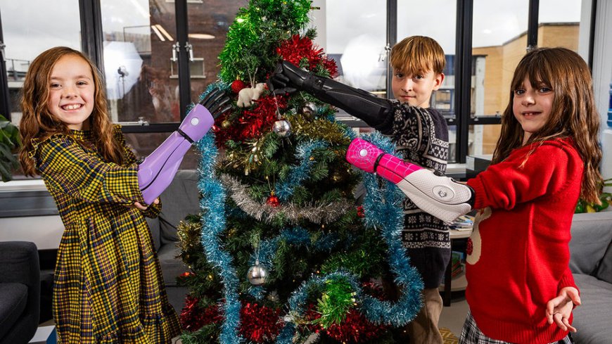 'Best Christmas gift' ever as kids with missing limbs receive bionic arms: 'Amazing'