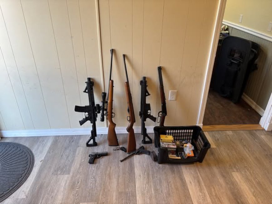 Goodman resident taken into custody on multiple charges; Weapons, meth seized