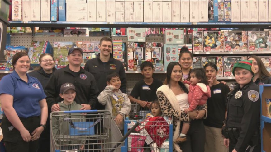 First responders help kids shop for Christmas at Neosho Walmart