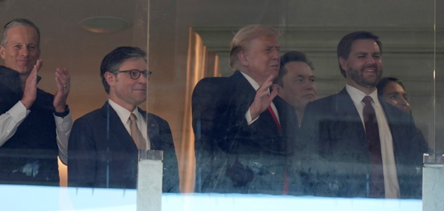 Trump joins team members, Hegseth, DeSantis, Daniel Penny at Army-Navy game