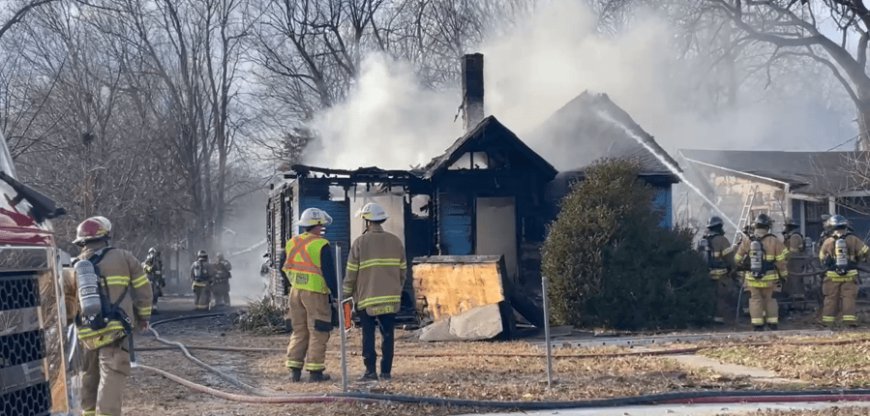 Fire engulfs Springfield home on Sunday