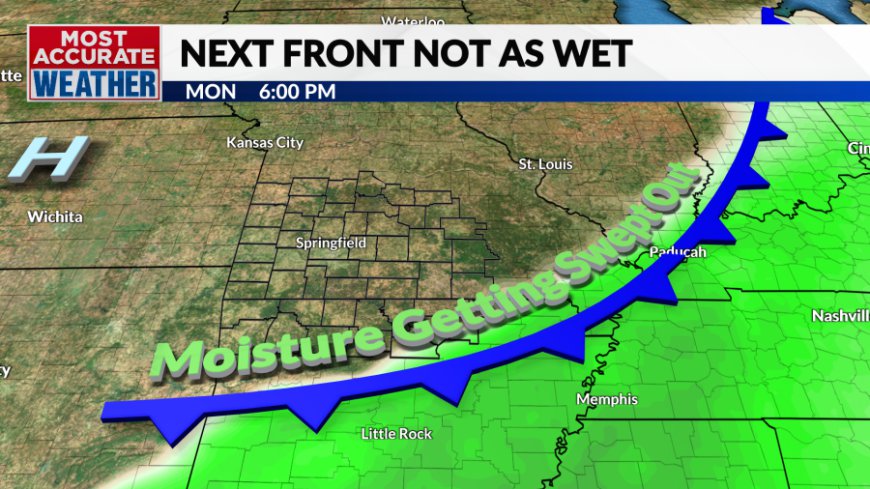 Monday, December 16 forecast: Next storm not as wet