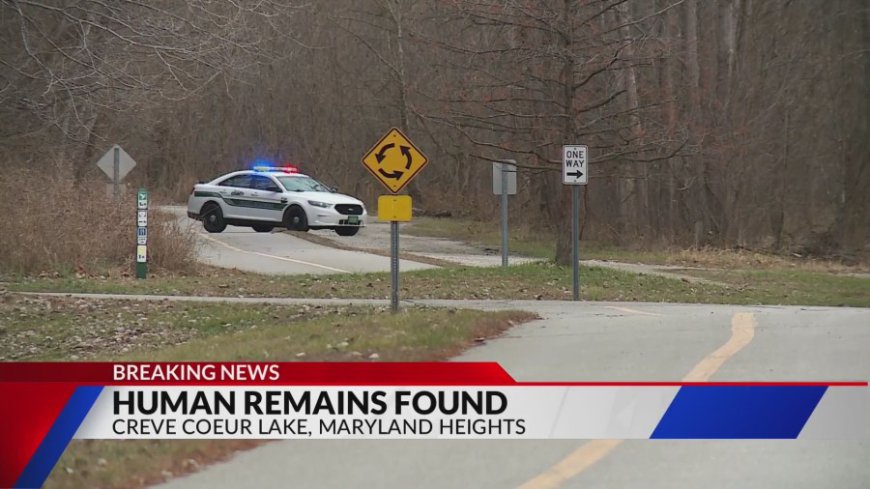 Skeletal human remains found near Creve Coeur Lake