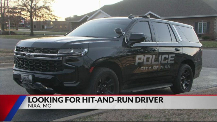 Nixa police continue search for hit-and-run suspect