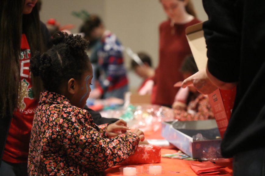 Foster families celebrate Christmas at Faith Oakville Church with crafts, gifts wrapping