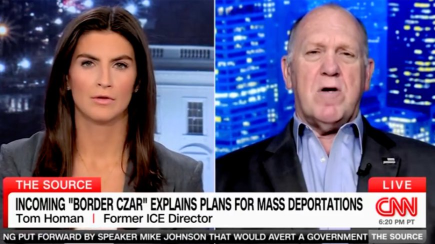 Incoming border czar Tom Homan assures CNN that deportations are coming 'day one'