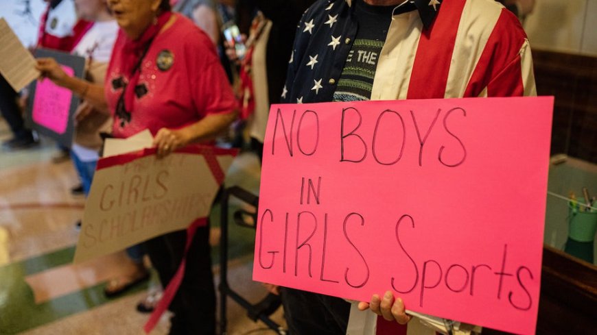 Enraged parents scream at school board for allowing trans athlete in girls' sports: 'Teach them self control!'