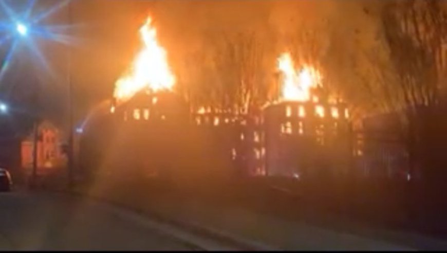 Massive fire burns through former Virginia college: 'A tragedy for our city'