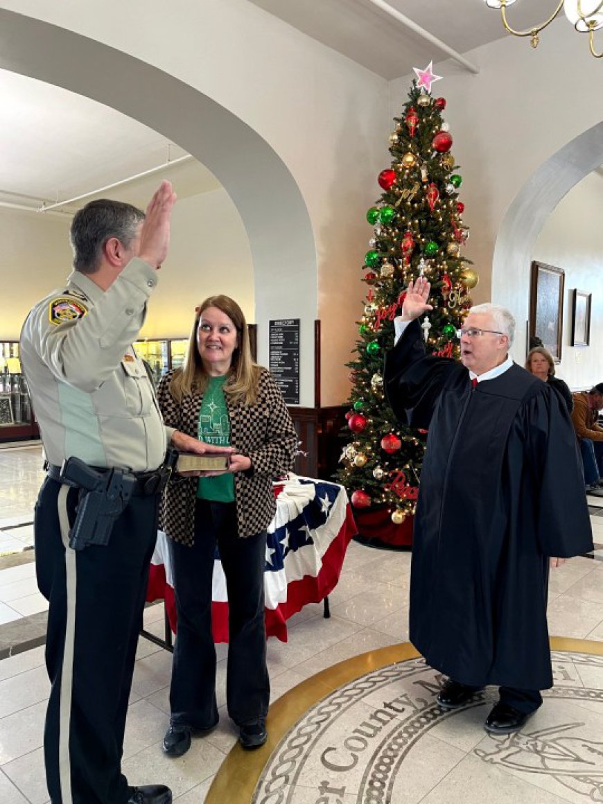 Jasper County welcomes new treasurer and veteran sheriff to lead