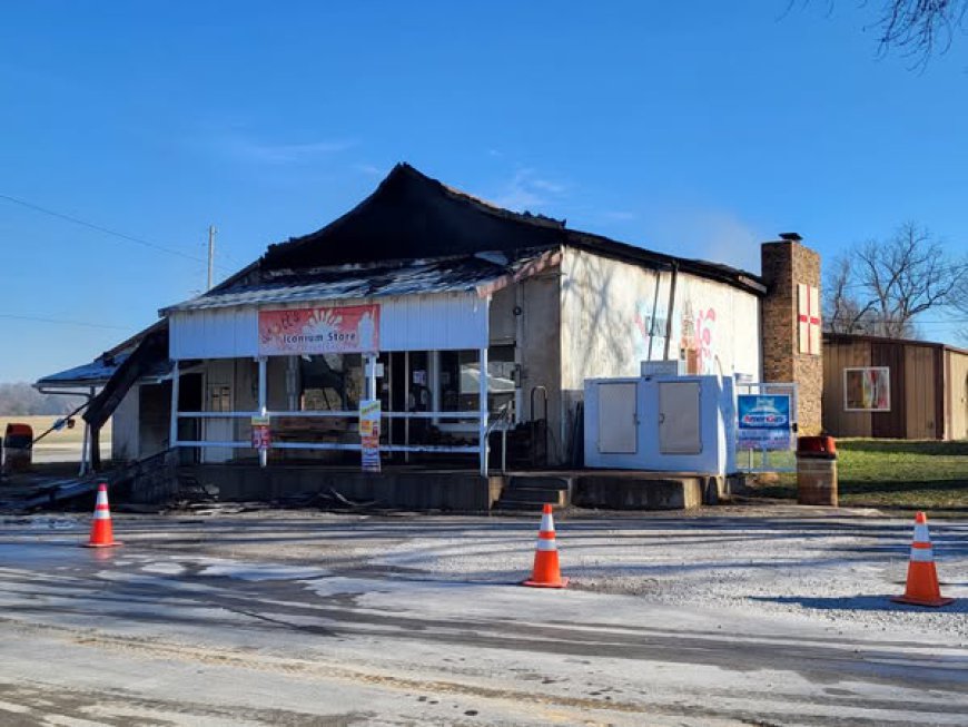 General store in small St. Clair County community devastated by fire