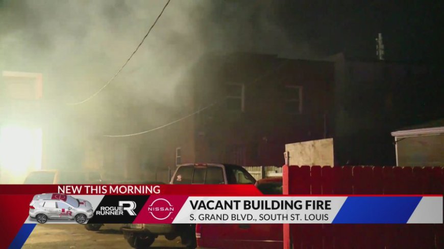 Fire damages vacant building in south St. Louis