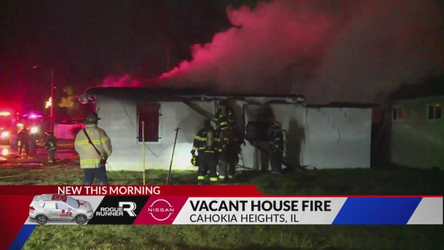 Vacant home in Cahokia Heights destroyed by fire