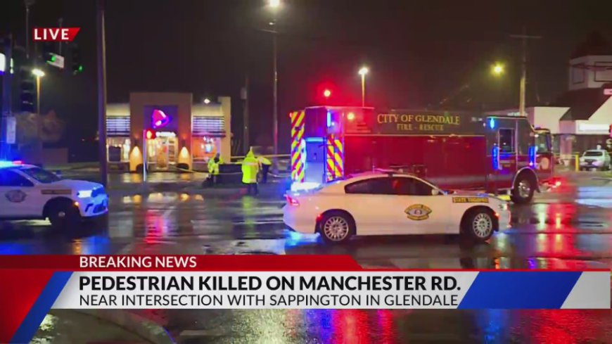 MSHP investigating pedestrian struck, killed along Manchester Road