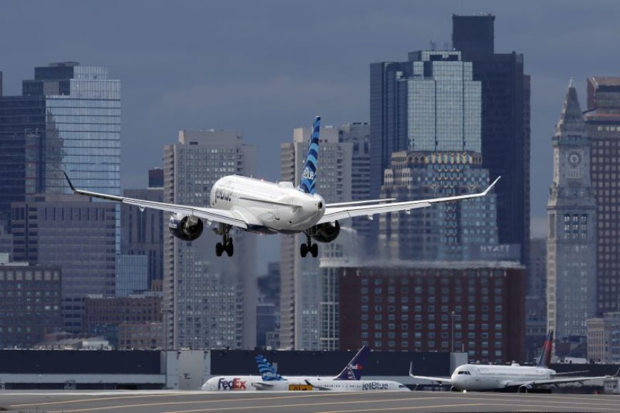 Passenger suddenly opened exit door on taxiing JetBlue flight in Boston: authorities