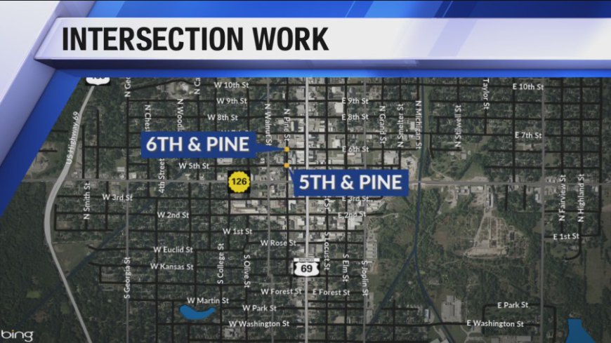 Pittsburg intersection work