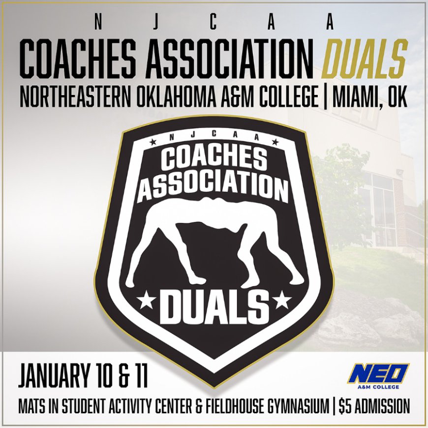 NEO to host Wrestling Coaches Association Duals