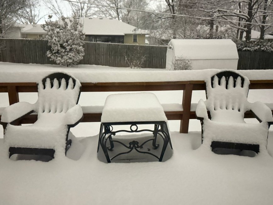 PHOTOS: Several inches of snow blanket the Ozarks