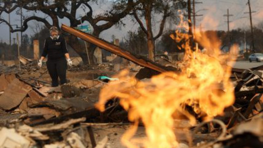 In Los Angeles, people snap up air filters and wear masks against smoke pollution