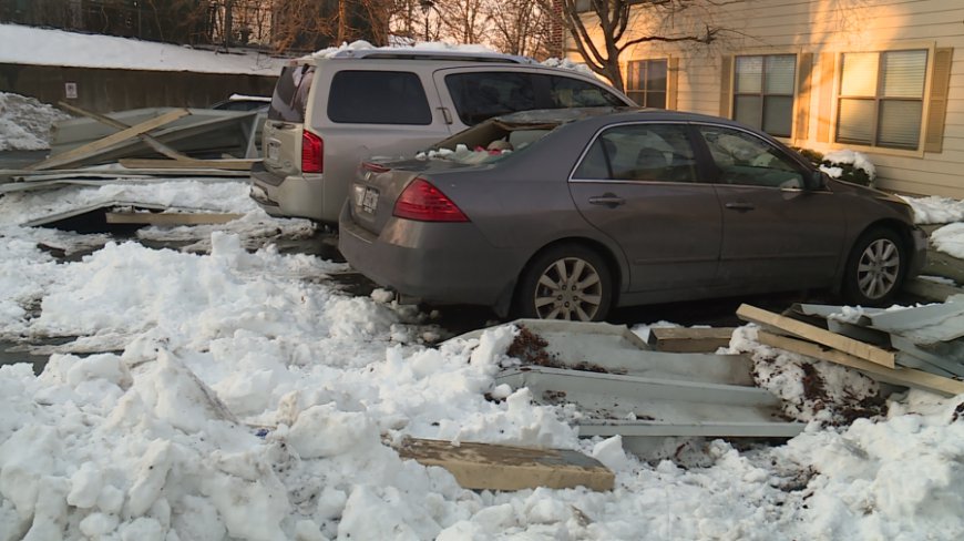 Snow buildup blamed for carports collapsing at St. Charles apartment complex