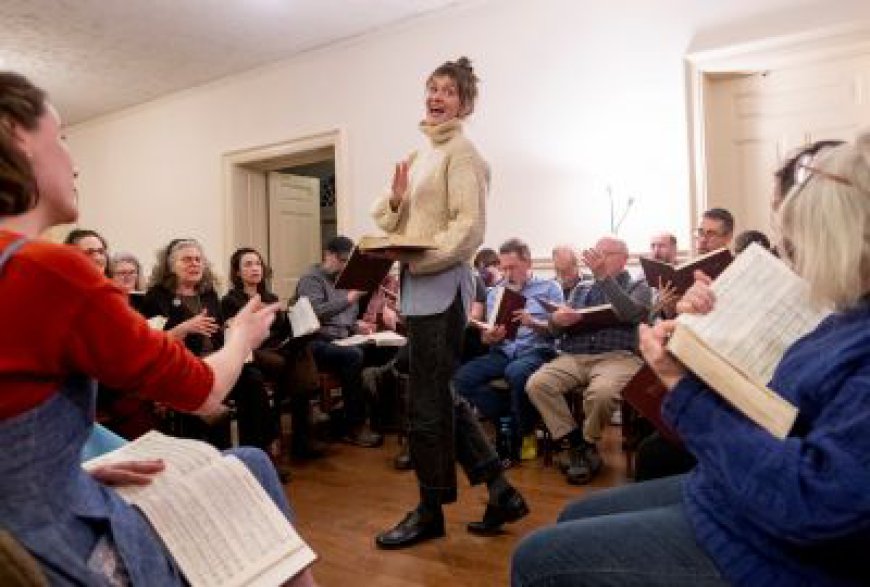 ‘If you can hit one note and hit it hard’: Western Mass Sacred Harp singers ready for biggest annual event