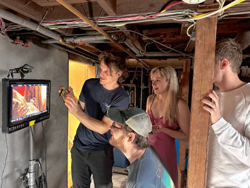 Inside the witch house: Horror filmmaking couple Aaron Fradkin and Victoria Fratz Fradkin set their most recent, ‘Beezel,’ in Northampton