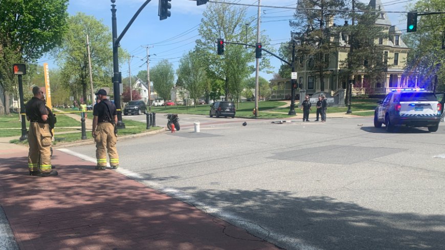 Two injured in crash involving motorcycle on Fairview Ave in Chicopee