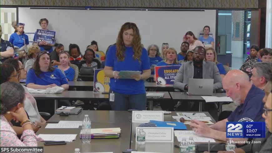 Springfield educators push for better pay and sick leave as school committee reviews budget