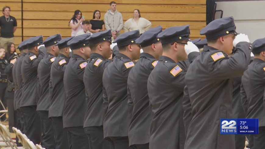 49 police recruits join the Springfield Police and the Hampden County Sheriff's Department