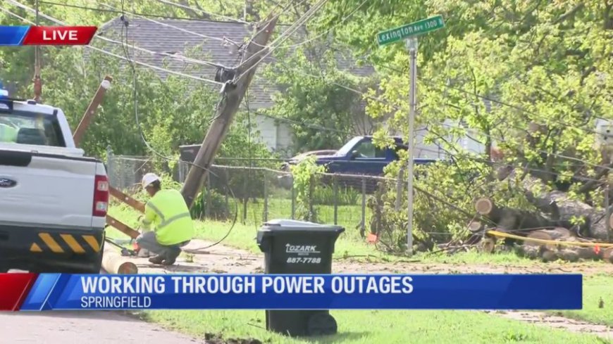 'It's just going to take a while'; Thousands continue without power in Springfield