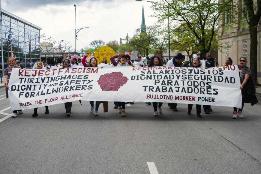 Dymova: On May Day, thousands march for immigrant, labor, women and LGBTQ+ rights