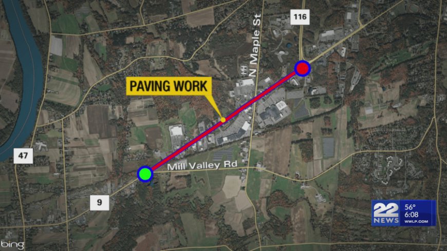 Road construction on Route 9 in Hadley begins this week