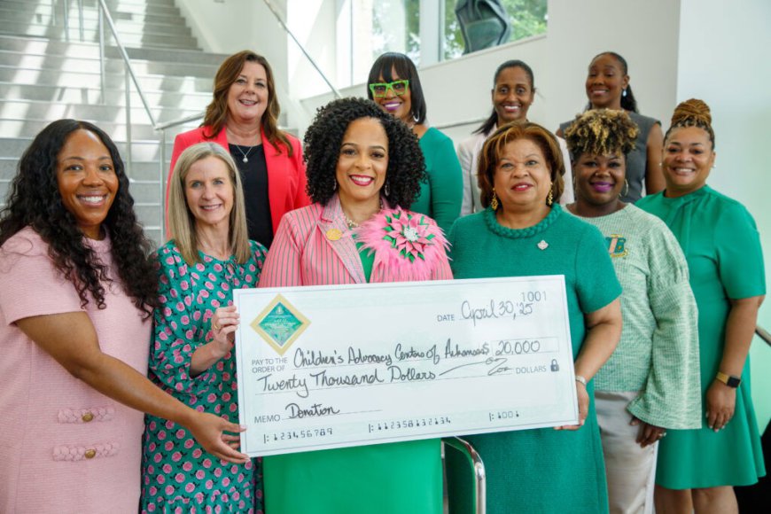 Alpha Kappa Alpha Sorority Inc. Convenes Regional Conference In Arkansas, Donates $20K To Child Advocacy Center