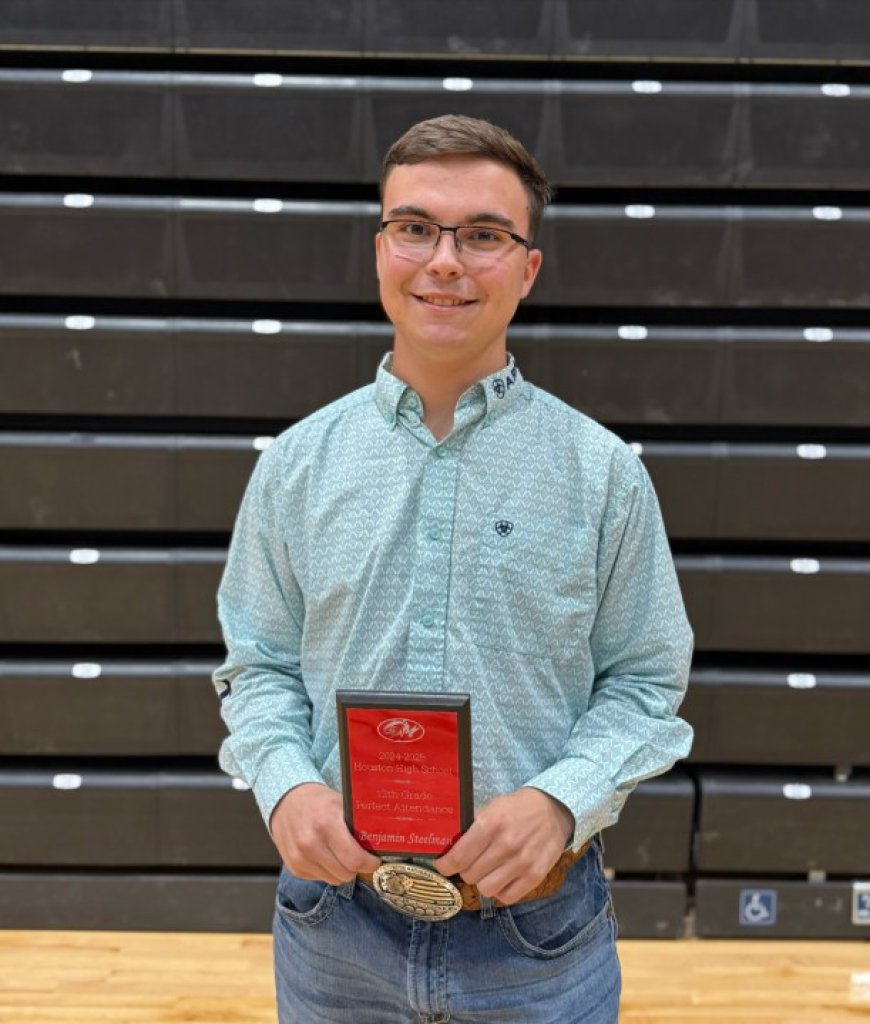 Perfect attendance: Local senior never missed a day of school