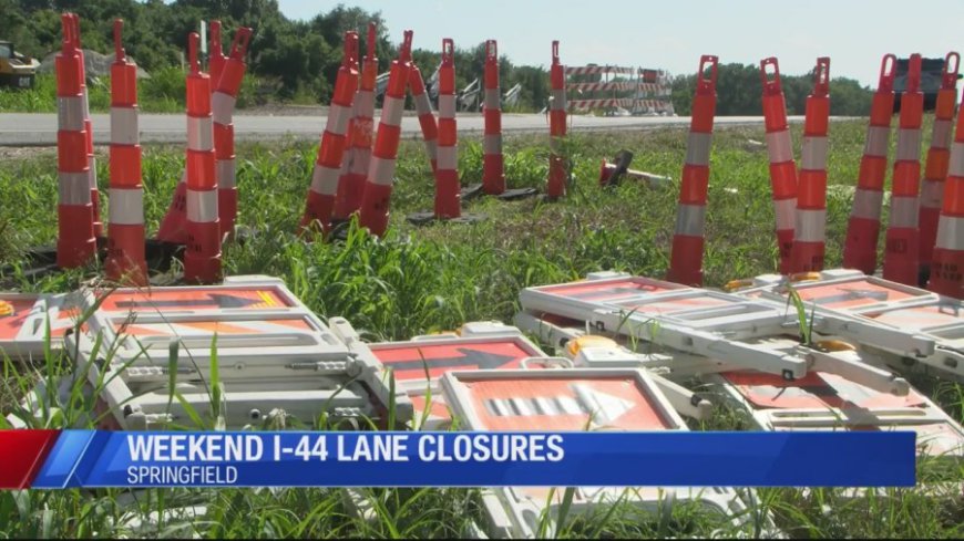 Lanes on I-44 now closed due to bridge demolition