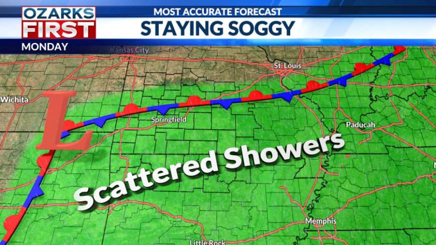 Pesky precipitation lingering for the start of the week