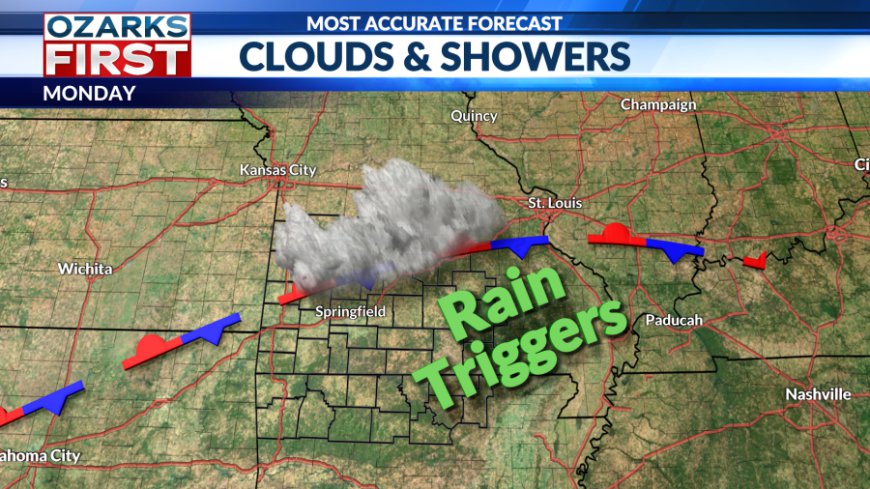 Monday, July 14 forecast: Showery pattern shifts back into summer sizzle mode by the weekend